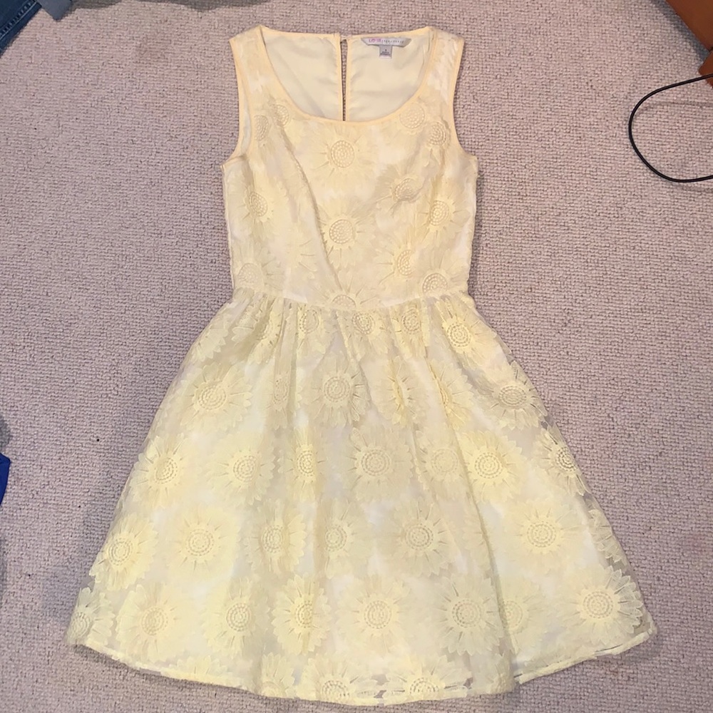 Bright Yellow Sunflower Dress